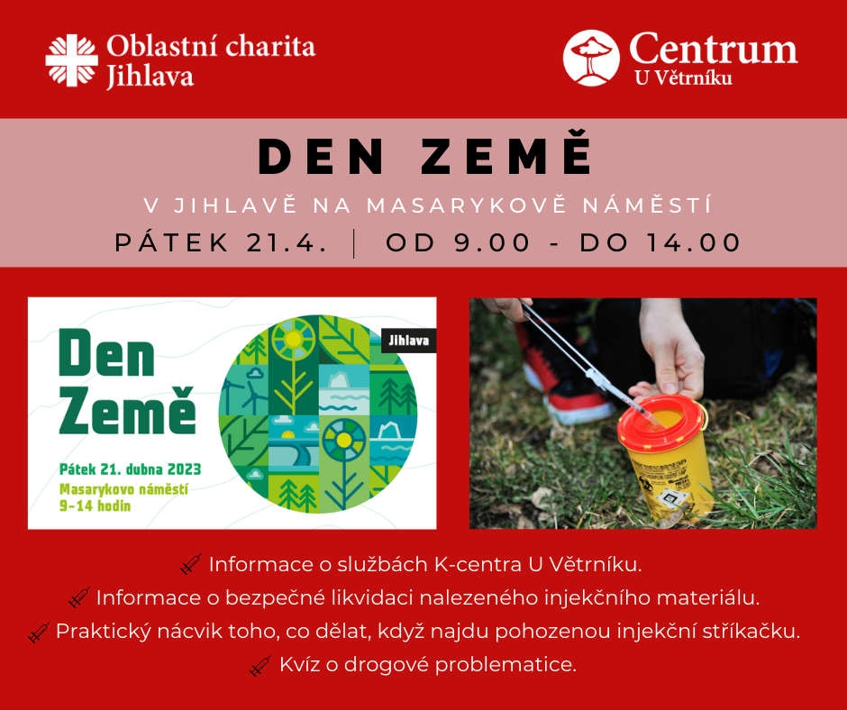 DEN ZEMĚ PÁTEK 21.4. OD 9.00 - DO 14.00