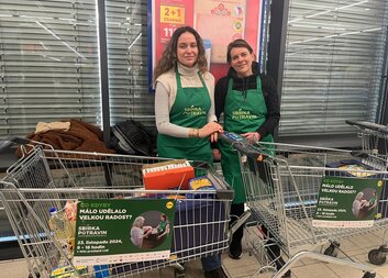 Sbírka potravin v Jihlavě – DĚKUJEME!